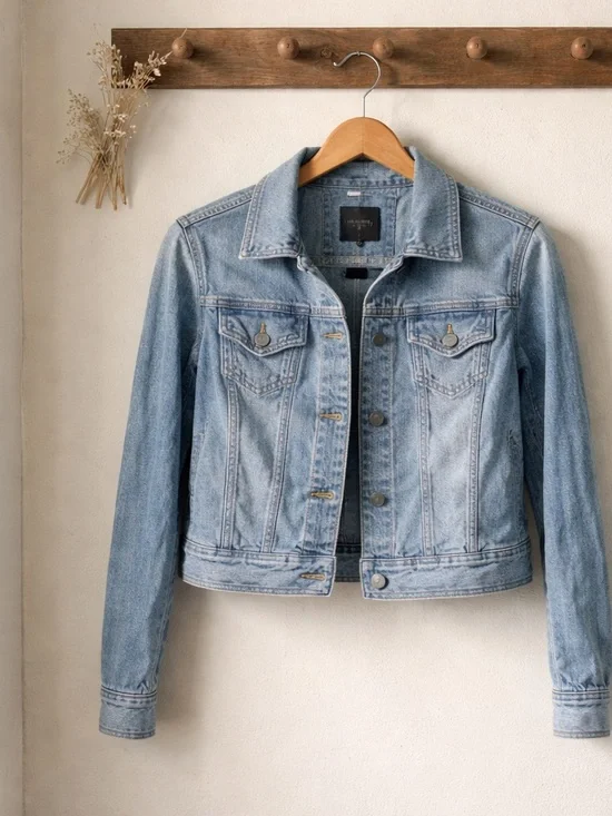 The Limited Light Wash Denim Jacket - Picture 1 of 7